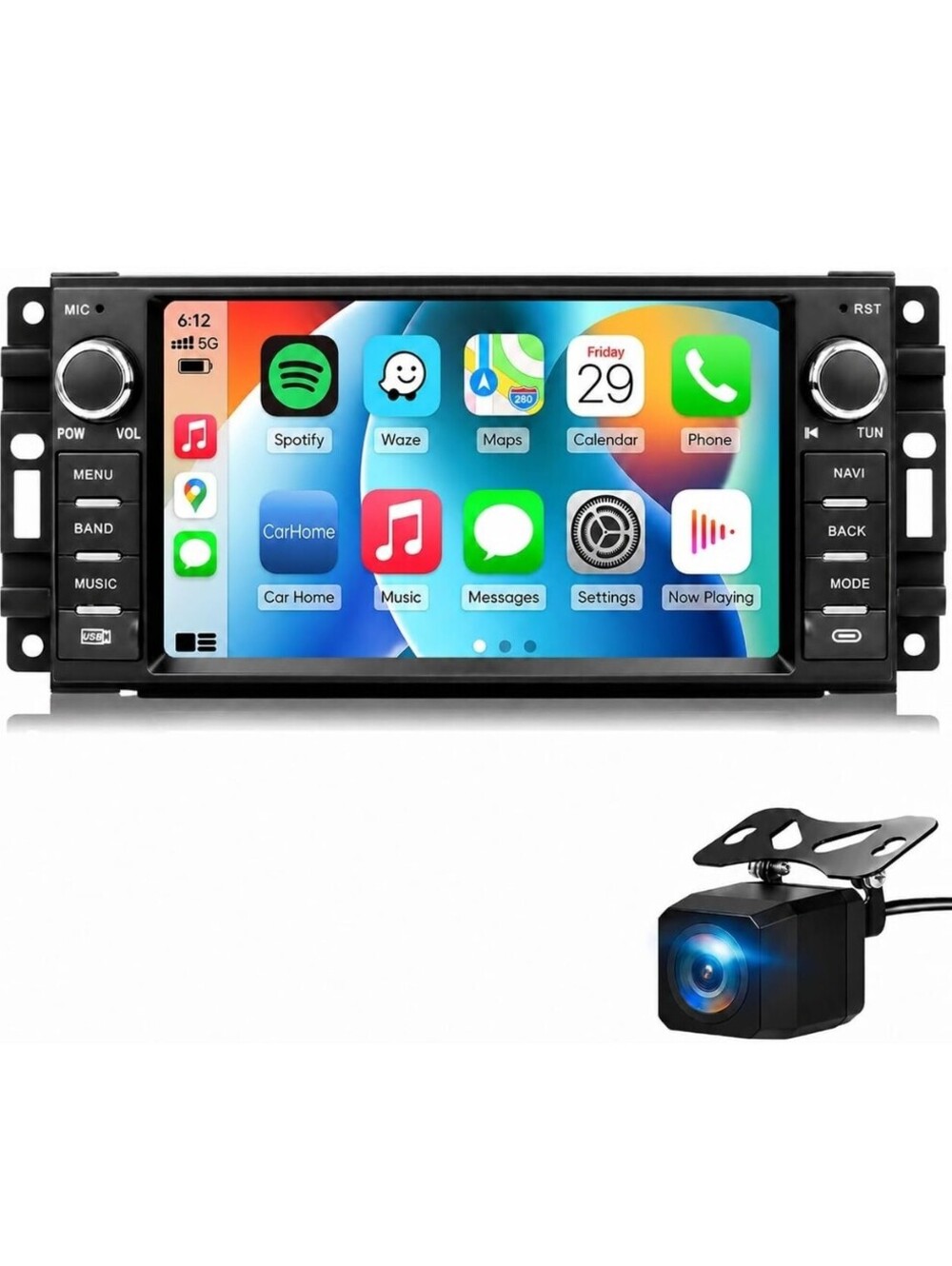 Jeep Dodge Chrysler 2007-2018 Android 15 Car Stereo 2+64G Wireless CarPlay